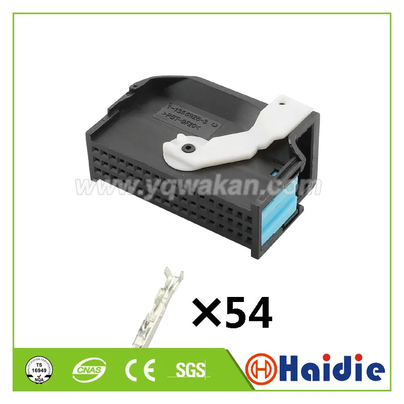 

2sets 54pin Auto electric cable unsealed plug cable connector 1-1355928-3 1-1355926-3