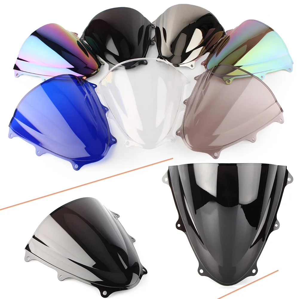 For GSXR600 GSXR750 2011-2022 Motorcycycle Windshield Windscreen ABS Double Bubble For Suzuki GSXR 600 750 2011-2022 K11