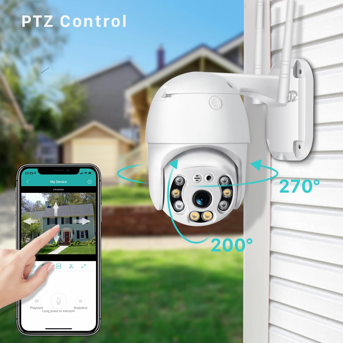 BESDER 5MP HD 3G 4G SIM Card IP Camera PTZ AI Human Detect Color IR Night Vision 3MP Outdoor CCTV Security Surveillance Camera