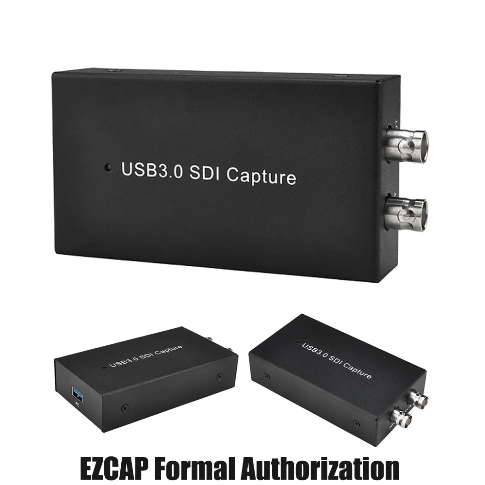 

Ezcap262 USB3.0 UVC SDI Video Capture HD Video Recorder 1080P 60FPS Game Capture Device Live Streaming Windows Linux Os X System