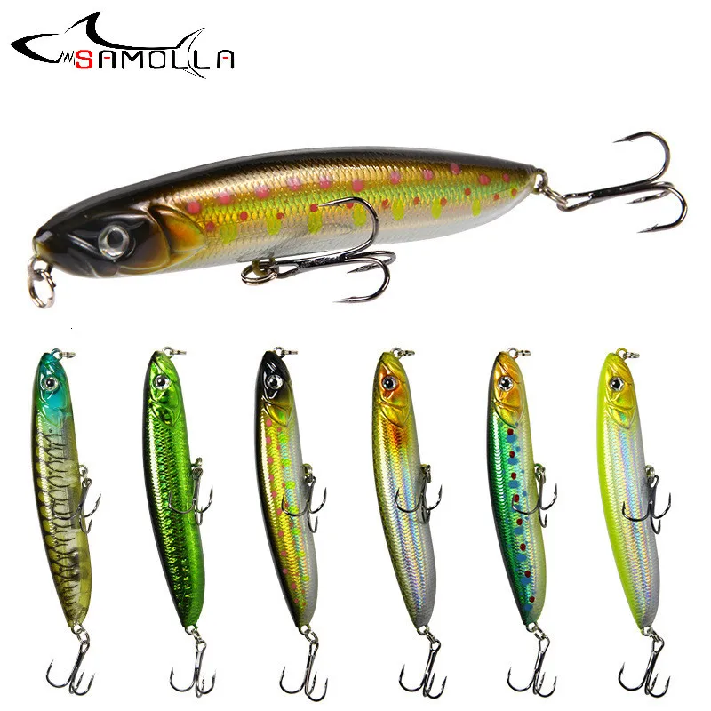 

Pencil Lure Fishing Lures 2019 Weights 18g Pencil Popper Long Throw Fish Lure Tackle Articulos De Pesca Isca Artificial