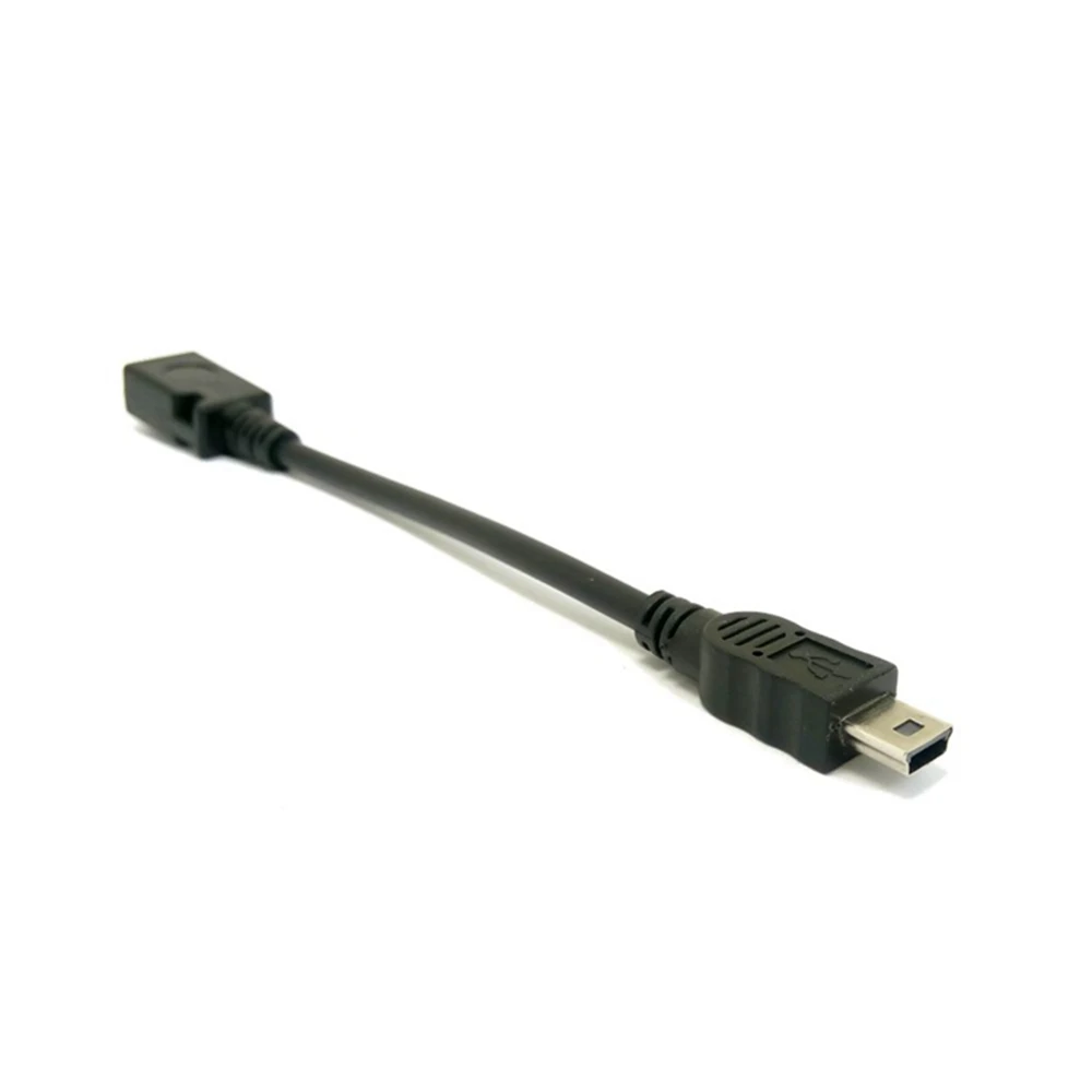 USB صغير ذكر إلى Micro USB B أنثى شاحن بيانات كابل محول شاحن كابل بيانات