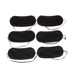 10pcs/Lot High Quality Black Travel Home Sleep Eyeshade Women Men Eye Cover Eye Mask Travel And Rest At Home