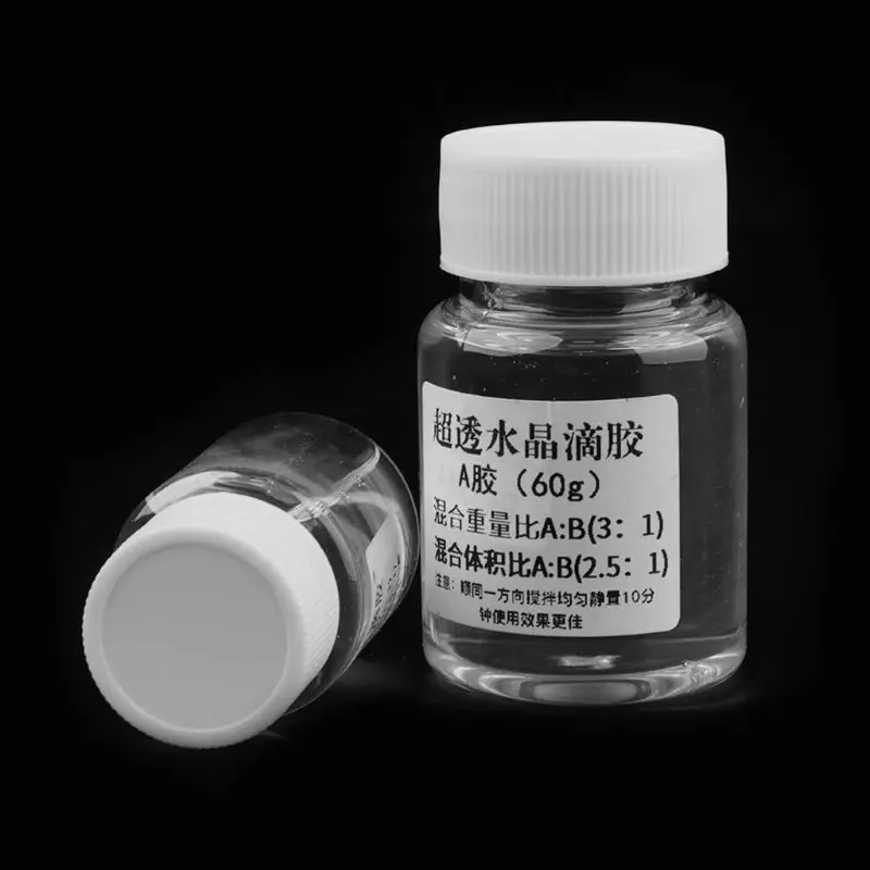 QX2B Siêu Trong AB Pha Lê Keo 2 Thành Phần Nhựa Dính Dán Nhanh Khô