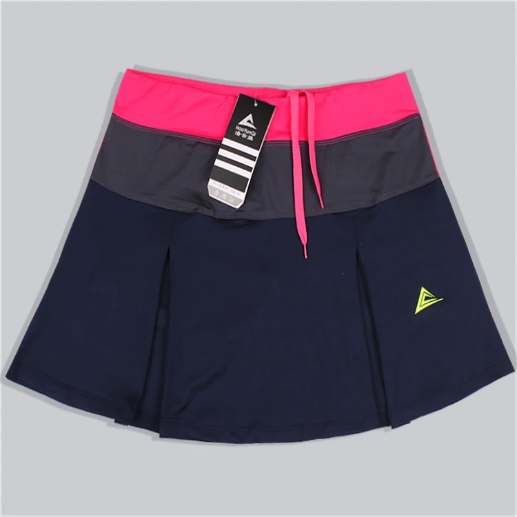 Women Tennis Skorts , Girl Tennis Skirt with shorts , Breathable Female Badminton Skirt With Pocket , Girls Sport Running Shorts