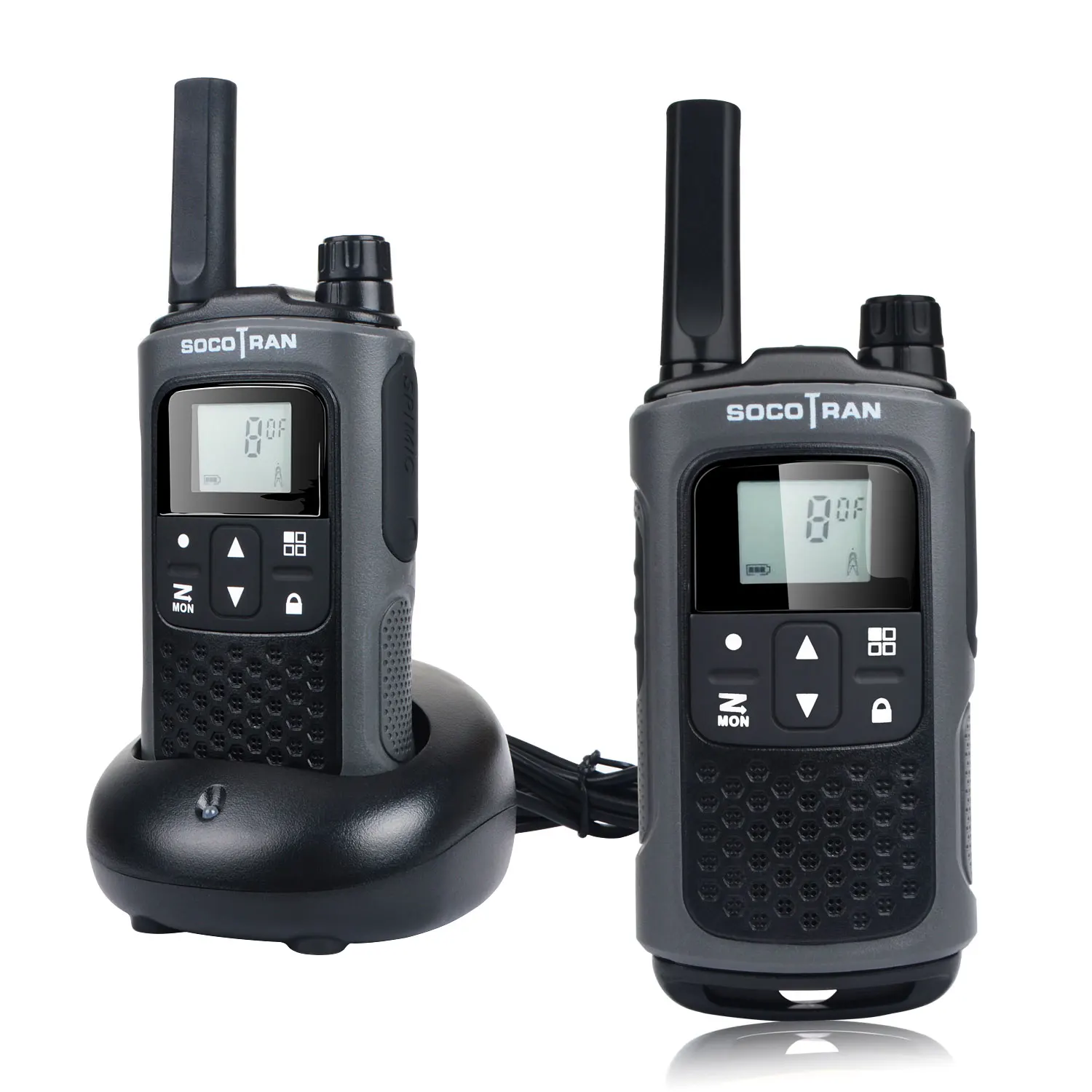 Rechargeable walky talky long distance T80 pmr walkie talkie with privacy code VOX PMR446 ham Radio License free two way radio