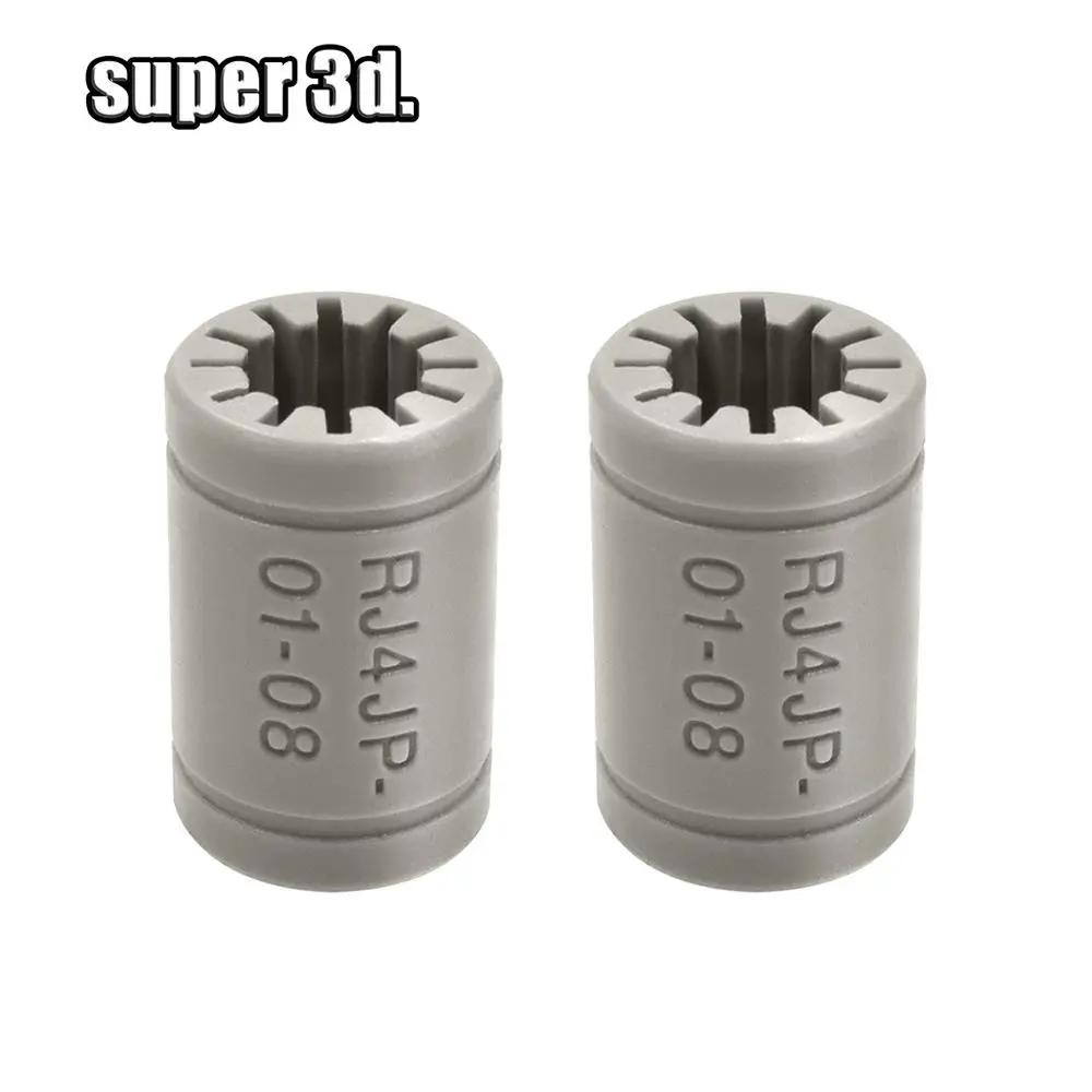 RJ4JP-01-08 Solid Polymer Igus Drylin LM8UU linear Bearing 8mm shaft For Anet A8 Prusa i3 Reprap 3d Printer parts