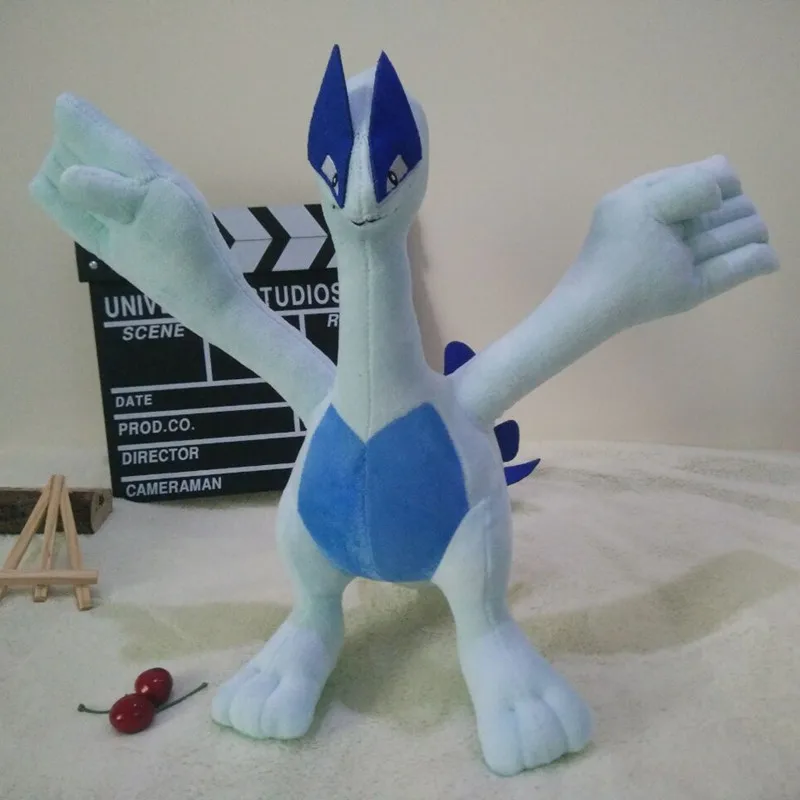 

Anime Games series new Pokemon 35CM Lugia plush toy Strange jaw dragon stuffed toys A birthday present for children.