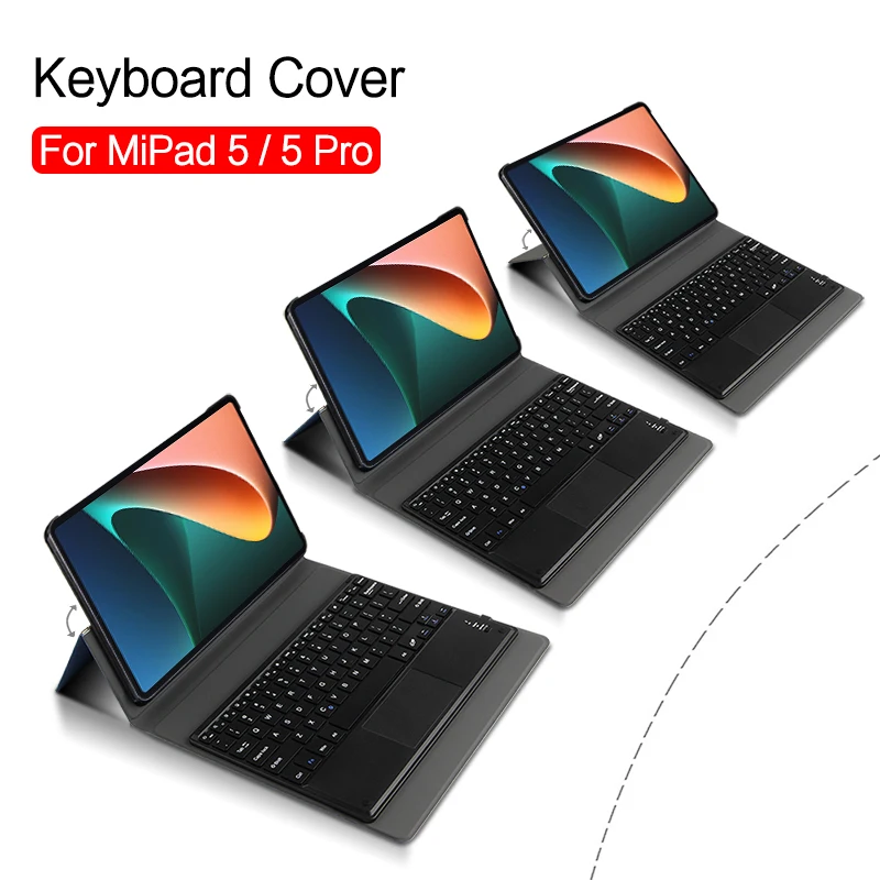 

Keyboard Case For XiaoMi MiPad 5 Pro 11 2021 MiPad5 Mi Pad 5 Pro Tablet PC Bluetooth Keyboard Protective Stand Cover Shell Funda