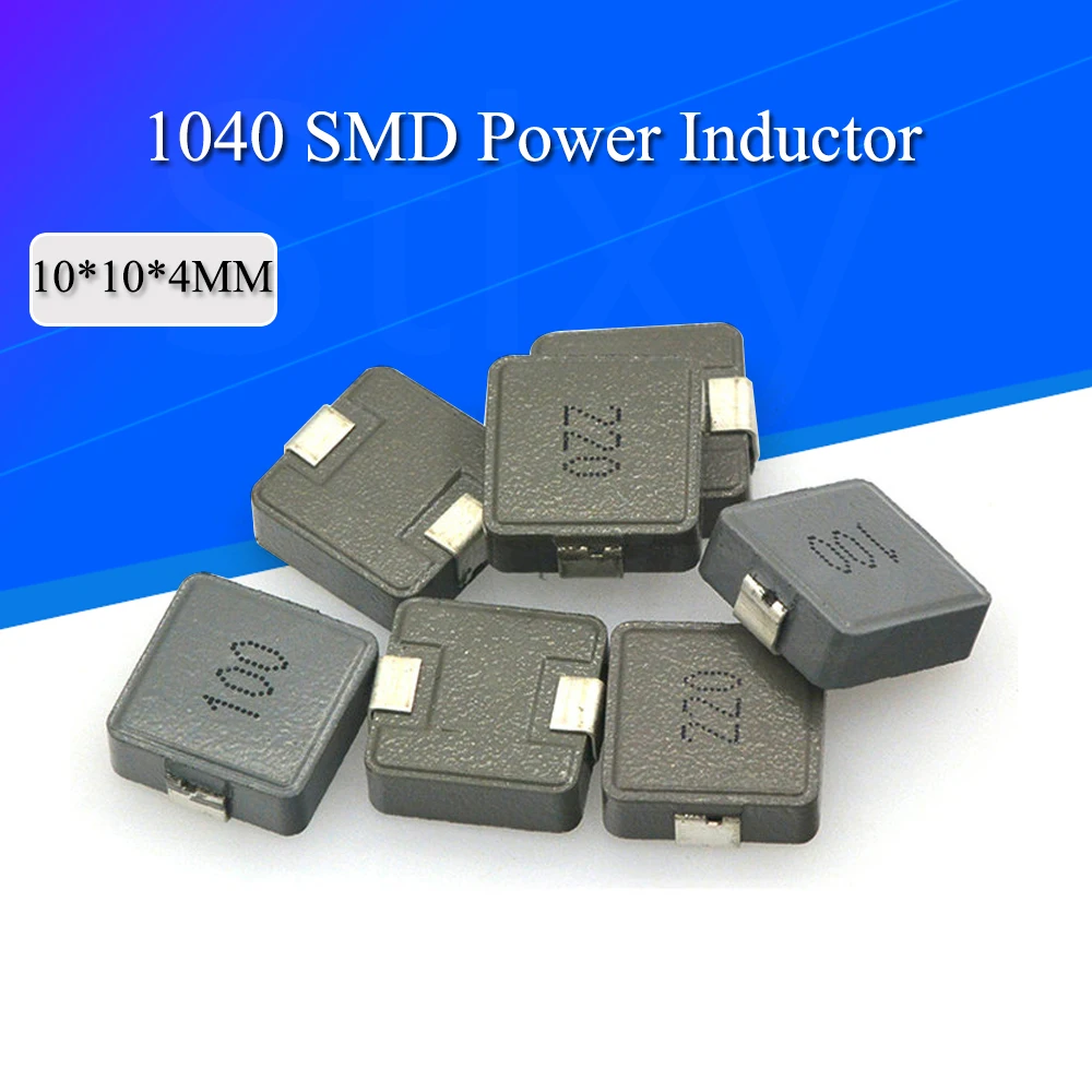 5PCS Cewki indukcyjne SMD 2.2uh 2R2 4.7uh 4R7 6.8uh 6R8 10uh 100 220uh 220 Cewka indukcyjna 1040
