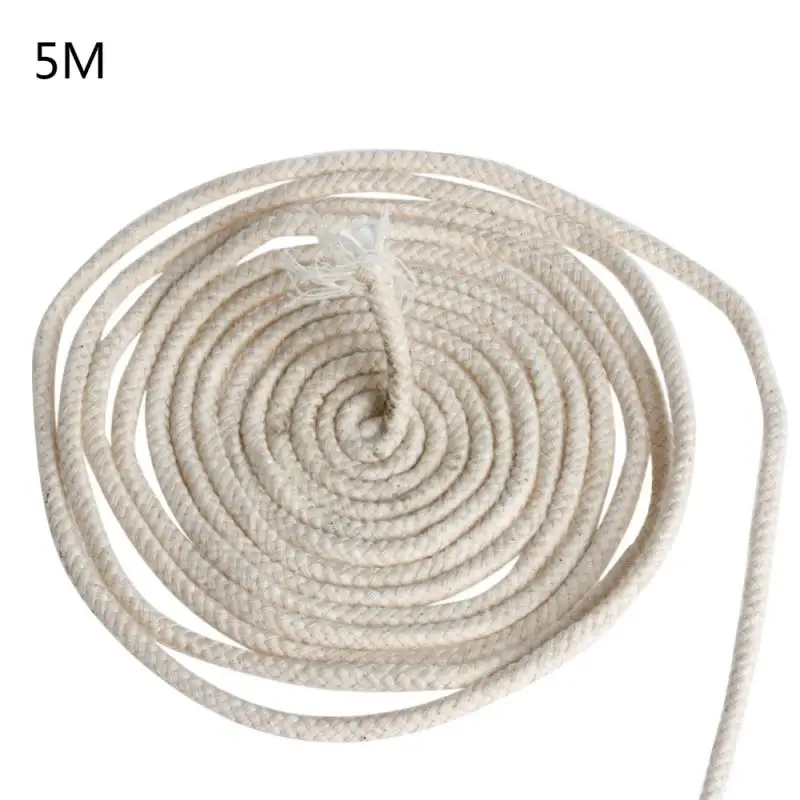 5M Round Cotton Alcohol Wick Oil Lamp Wicks Burner For Glass Oil Lamps Accessories Wicks