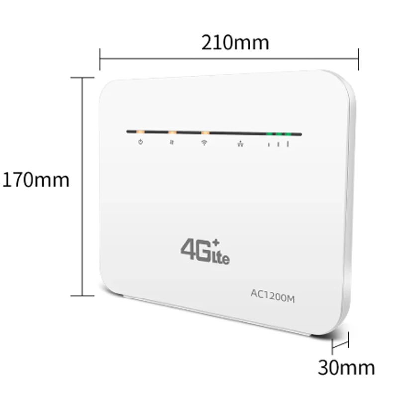 Enrutador 4G SIM Cat6 2,4G y 5G, enrutador WIFI inalámbrico para el hogar, desbloqueado FDD/TDD con puerto RJ45, hasta 64 usuarios de Wifi