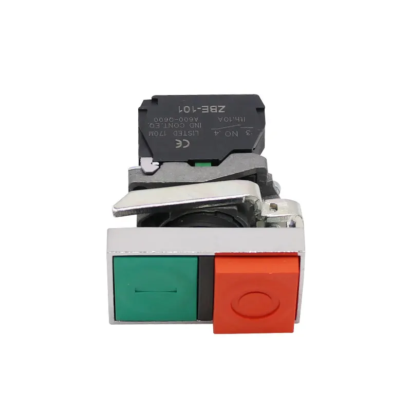 XB4-BL8425 Double Button Push Button Switch XB4-BL8325 Red Green Square Button 22mm ZBE