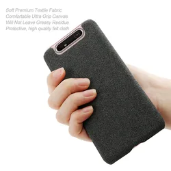 Cloth Cases For Samsung Galaxy A80 Case Slim Retro Cloth Hard Phone Cover for Samsung A80 A 80 SM-A805F/DS 6.7'' Coque Capa