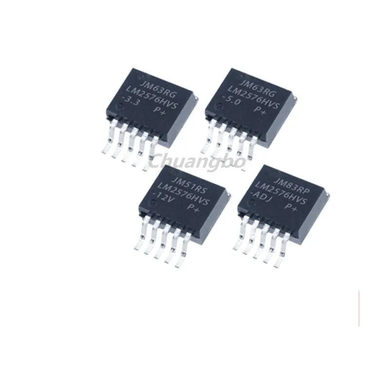 5pcs LM2576 TO-263 LM2576HVS-3.3V LM2576HVS-5V LM2576HVS-12V LM2576HVS-ADJ TO-263-5 MD switching regulator chip New In Stock