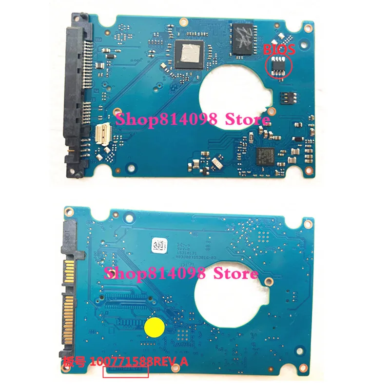 hard drive PCB board 100771588 REV A for Samsung 2.5 inch SATA hard drive data recovery hdd repair ST400LM016 W8007BYT