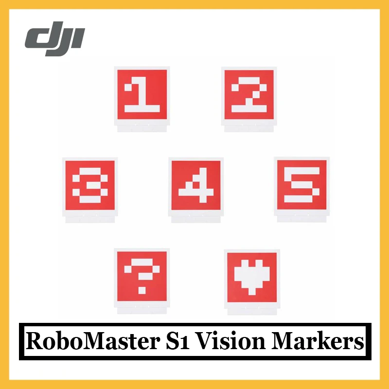 Original DJI RoboMaster S1 Vision Markers Durable paper material Self-supporting supports 44 Vision Markers