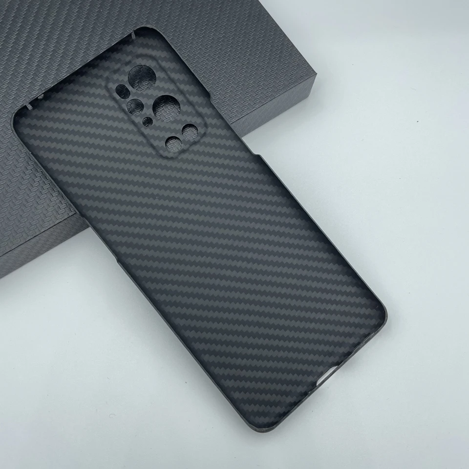 Real Carbon Fiber Protective Case for OnePlus 9 Pro Ultra-thin Anti-fall Pure Carbon Fiber Phone Case Hard Cover