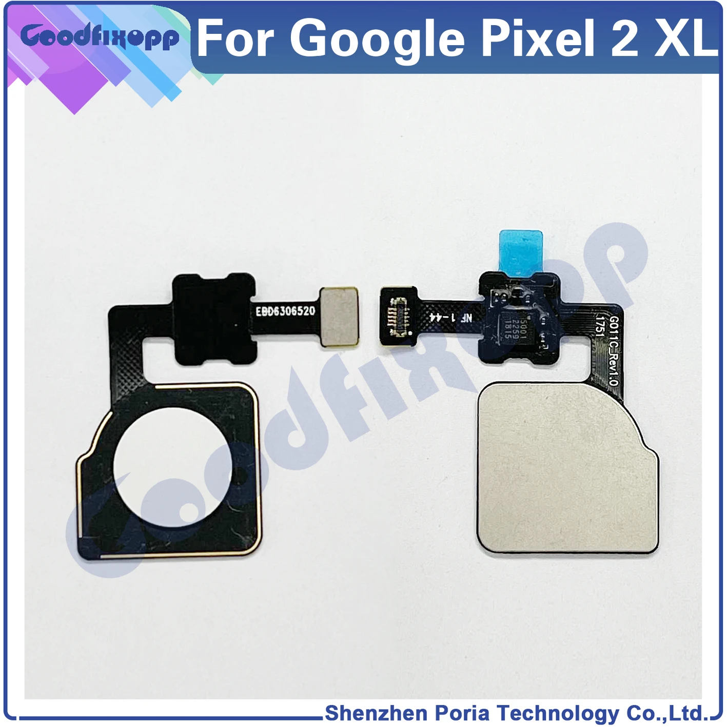 For Google Pixel 2 XL 2XL  XL2 Phone Home Button FingerPrint Touch ID Sensor Flex Cable Ribbon Repair Parts Replacement