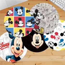 My Favorite Disey Mickey Mouse Silikon rundes Mauspad zum Mausspiel Gaming Mousepad Teppich für PC Laptop Notebook