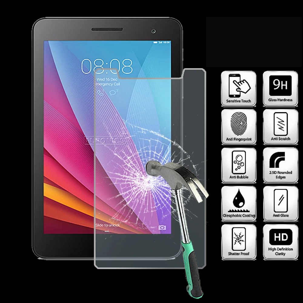

Для Huawei MediaPad T2 7.0-9H планшет закаленное стекло защитная пленка для экрана взрывозащищенная высококачественная пленка для экрана