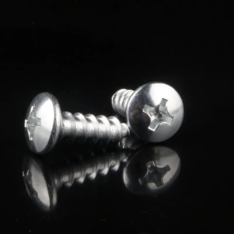 Parafusos de rosqueados para garrafa de água, parafusos de rosqueamento automático para purificador de água de aço inoxidável de 5mm x 16mm e 304 com 10 tamanhos