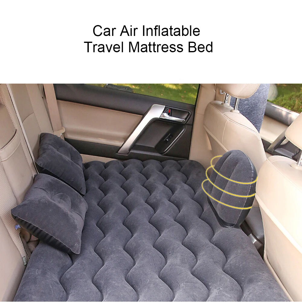 Inflatable Mattress Air Bed Sleep Rest Car SUV Travel Bed Universal Car Seat Bed Multi Functional for Outdoor Camping Beach