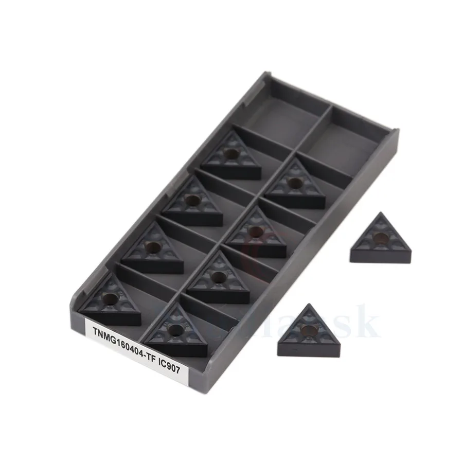 TNMG160404-TF IC907 IC908 TNMG160408-TF IC907 IC908 Carbide Inserts CNC Metal Lathe Turning Tools,For Processing Stainless Steel