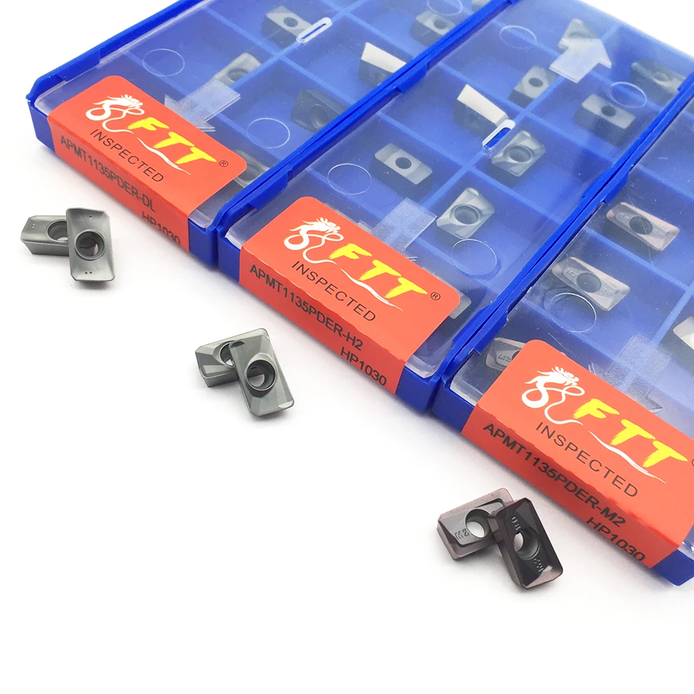 Di alta qualità APMT1135 PDER DL HP1030 CNC lama di Fresatura tornio strumenti originali di utensili in metallo duro Fresatura dei metalli strumento