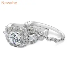 Sterling Silver Wedding Rings Set #5