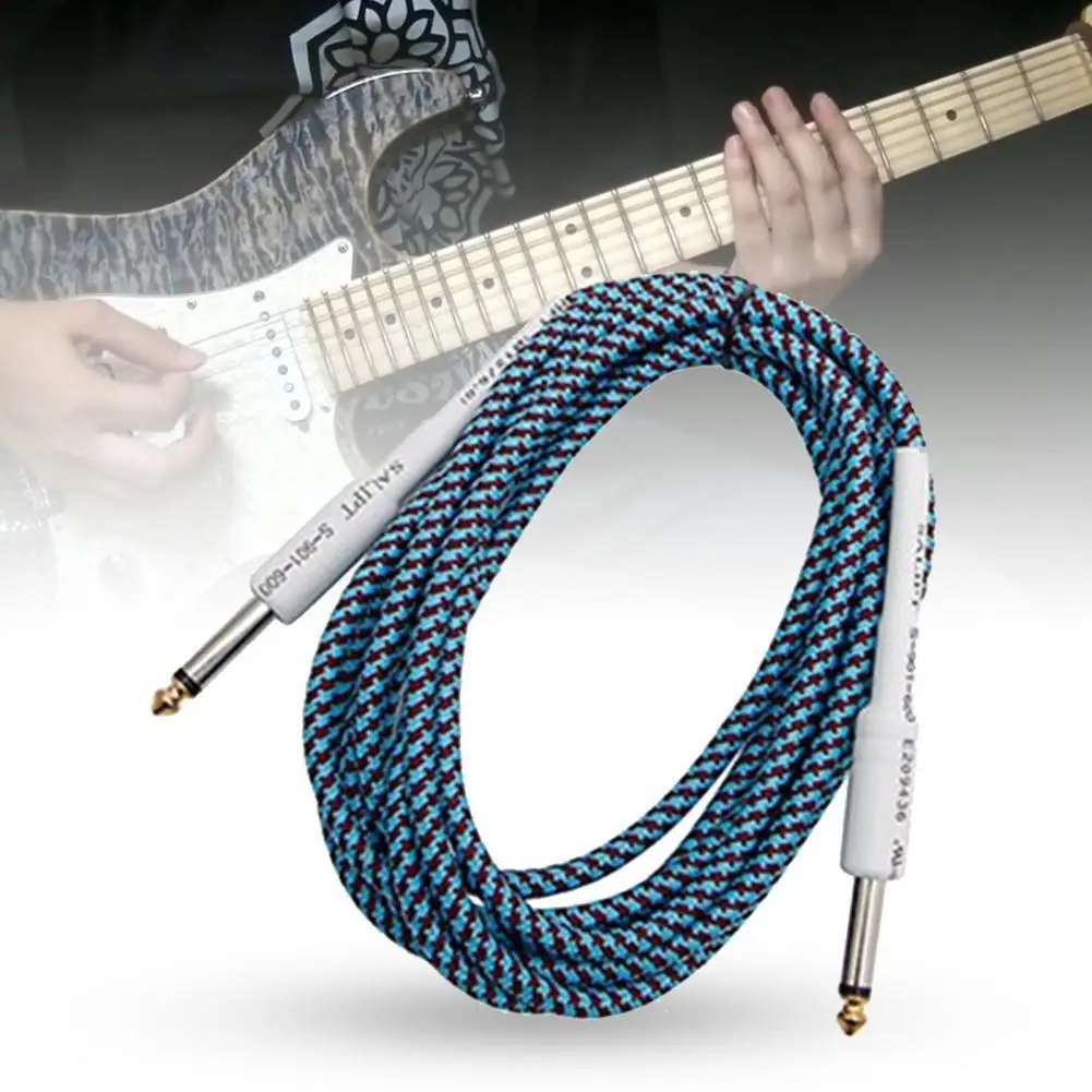 伝送ケーブル付きの安定した伝送,電気オーディオケーブル,オーディオボックスを接続するためのHi-Fi電気ギター