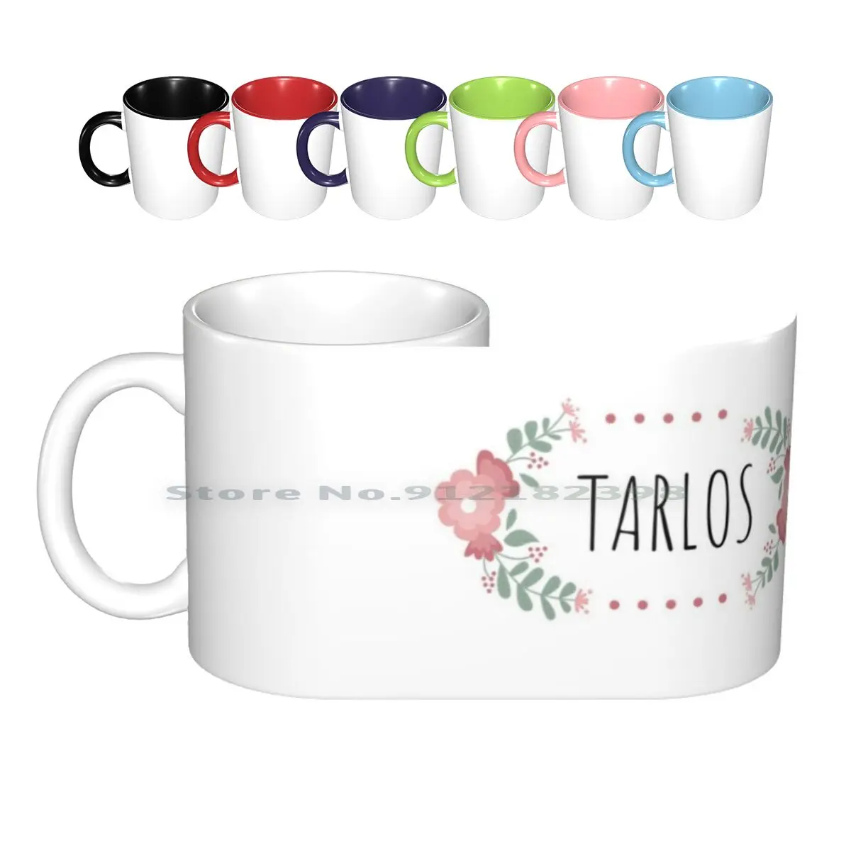 Tarlos Ceramic Mugs Coffee Cups Milk Tea Mug Tarlos Lone Star Tk Strand Carlos Reyes Lgbtqia Creative Trending Vintage Gift