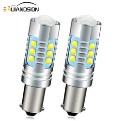 2Pcs 30W 50W 80W CANBUS BA9S BAX9S BAY9S H21W T4W H6W XBD LED Warning Reversing Light Backup Signal Lamp Bulb 12-24V White 6000K