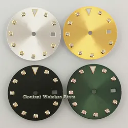 Goutent 29.3mm Sterile Watch Dial Black/White/Green/Gold Fit ETA 2836 2824 Miyota 8205 8215 821A Mingzhu DG2813 3804 movement