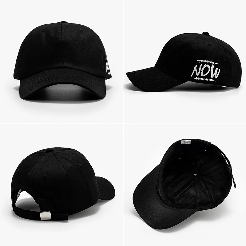 Baseball Cap Man Woman Simple Cartoon Embroidery Hats Korean Fashion Cotton Letter Snapback Couple Caps Outdoor Sports Sun Hats