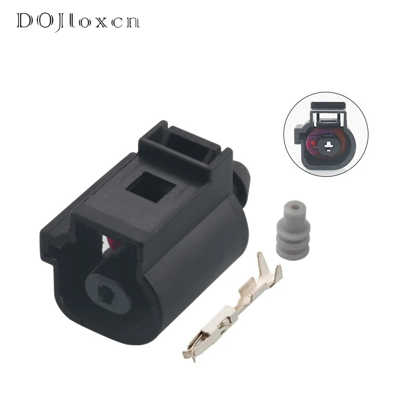 1/5/10/20/50 Sets 1 Pin Oil Pressure Sensor Plug Connector With Wire Pigtail 1J0973701 For Audi VW Jett a Golf GTI Passat Skoda