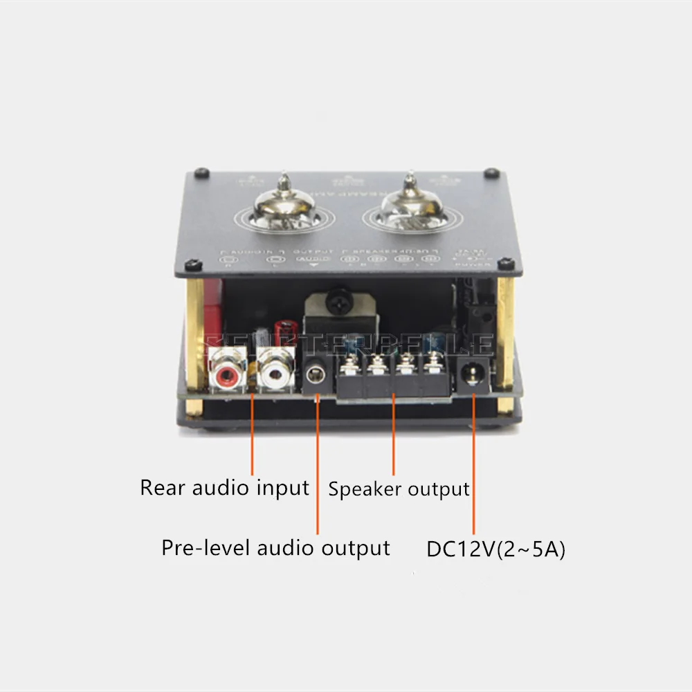 مكبر صوت أنبوب عالي الطاقة HiFi Mini TDA7377 2.0 ، مكبر صوت سطح المكتب ، سماعة رأس بلوتوث