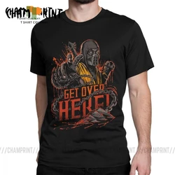 Scorpion Get Over Here Mortal Kombat 11 T Shirts New Print Popular Fighting Game T-Shirt Men Humor Cotton Tees Classic Tops