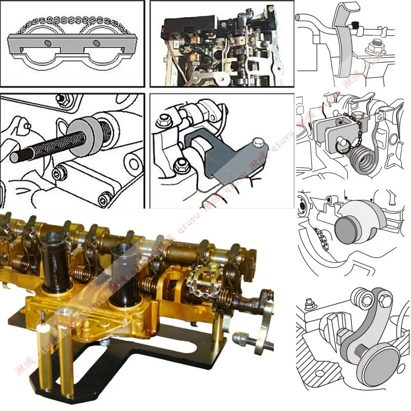 Changing Timing Chain Engine Tool Engine Camshafts Timing Locking Tool for BMW N42 N46 N46T E87 E46 E60 E90