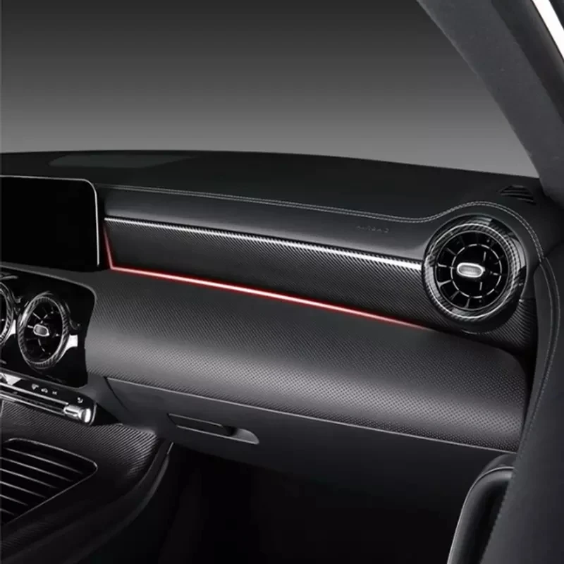 For Mercedes Benz A Class W177 V177 A180 A200 A220 A250 Car Protective Cover Dashboard Instrument Panel Trim Accessories 2pcs