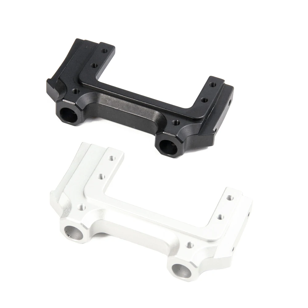 YEAHRUN-Support servo de pare-chocs avant en alliage d'aluminium, pour Axial SCX10 II AX90046 90047 1/10 RC inoler, pièces de mise à niveau de voiture