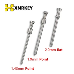 XNRKEY Dimble Pin para Bafute, Ferramenta de Fixação de Chaves, Flip Key, Vice of Flip Key, Removedor de Pinos, Desmontar Ferramenta de Serralheiro, 1.43mm, 1.5mm, 2.0mm, 2019