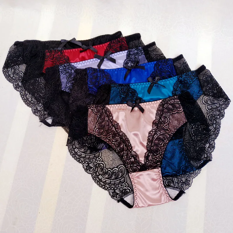 Feminal Sissy Panies Lace See Through Back Mesh Feminal Mens Briefs Underwear Sexy Lingerie for Gay Shiny Bikini Panties