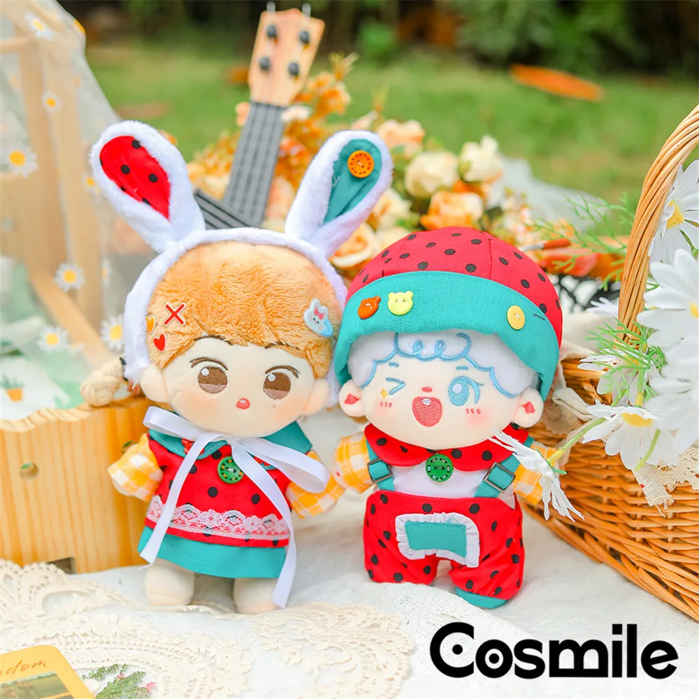 

Limited Cosmile Handmade Kpop Star Watermelon Suit Boy Girl Clothes For 20cm Doll Toy Cute New C GG