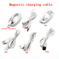 2pin Magnetic Charging Cable center spacing5 to 10mm Magnet Suctio USB Power charge connector for Beauty instrument Smart device