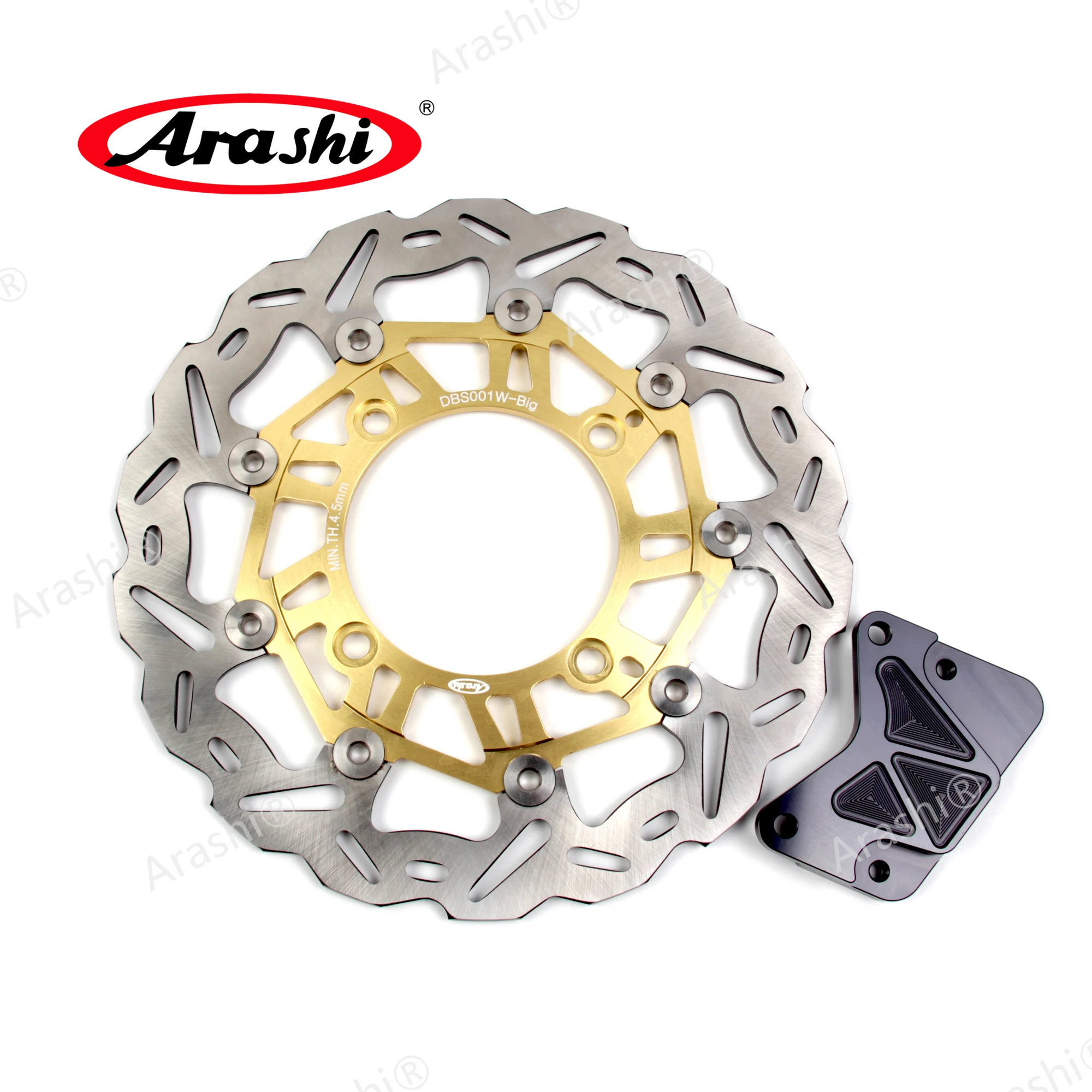 ARASHI For HONDA FORZA 250 00-07 CNC Front Brake Rotors Brake Disc FORZA250 2000-2007 2001 2002 2003 2004 2005 2006 BRACKET