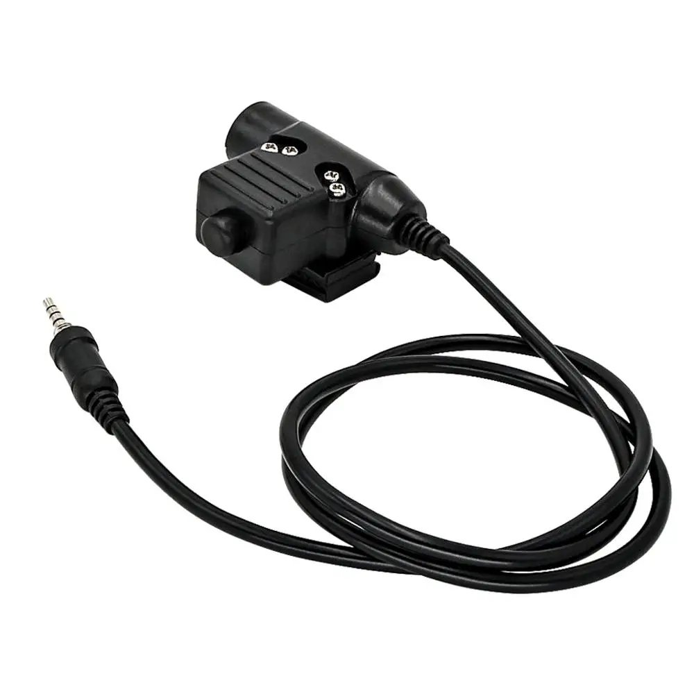 Yaesu Vertex U94 Ptt Tactical Headset Adapter Stecker für Yaesu Vertex VX-6R VX-7R VX6R VX7R FT-270 VX-127 VX-170 walkie Talkie