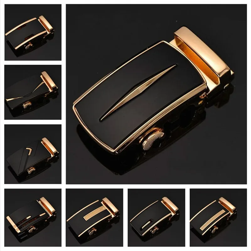 Fashion Men's Business Alloy Automatic Buckle Unique Men Plaque Belt Buckles for 3.5cm Ratchet Men Apparel Accessories Belts gh2