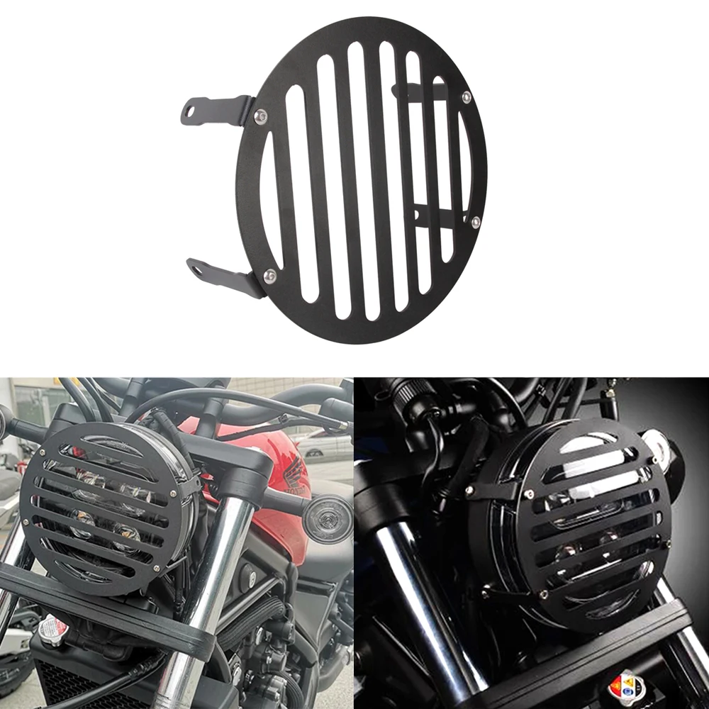 For Honda CMX500 CMX300 Rebel CMX 300 500 2017 2018 2019 2020 Motorcycle Headlight Guard Cover Head Light Lense Grille Protector