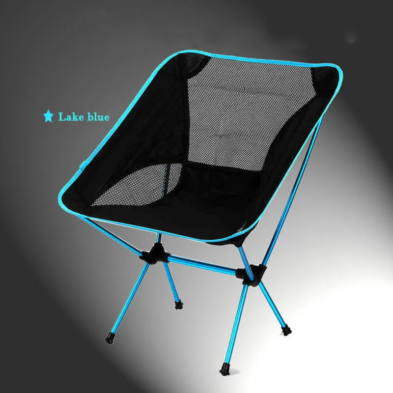 

Outdoor Camping Travel Beach Essential Supplies Portable Folding Moon Chair